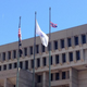 Illustration for article titled Boston Barely Honors Bet, Flies Worlds Tiniest Habs Flag At City Hall